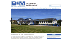 Desktop Screenshot of bum-schaltanlagenbau.de